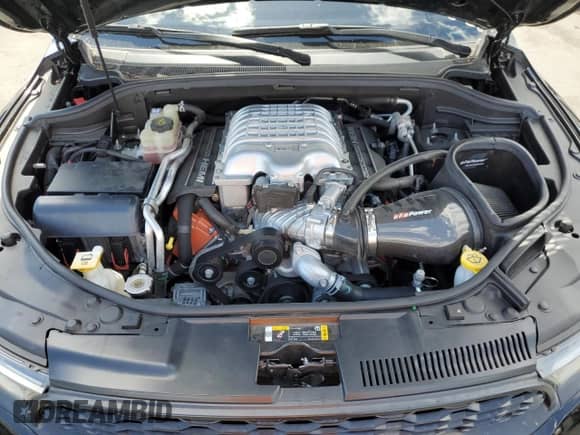 2021 Dodge Durango SRT Hellcat with VIN 1C4SDJH91MC799541, listed as a Copart auction lot 56718825 with 25,478 mi miles and Clean title. Bid and sale history available at DreamBid. Image 12.