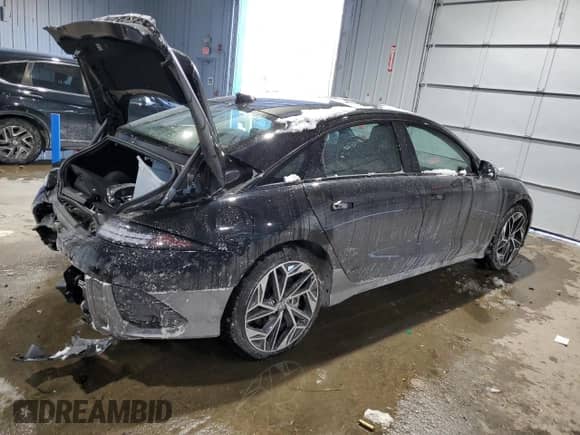 2024 Hyundai Ioniq 6 Limited с VIN KMHM54AC1RA074257, выставлен на аукционе Copart как лот 42086145 с пробегом 5 793 миль миль и Списание • Salvage title. История ставок и продаж доступна на DreamBid. Изображение 3.