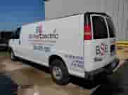 2011 Chevrolet Express Cargo with VIN 1GCWGGBA6B1165133, listed as a Copart auction lot 56845855 with 165,757 mi miles and Salvage title. Bid and sale history available at DreamBid. Image 2.