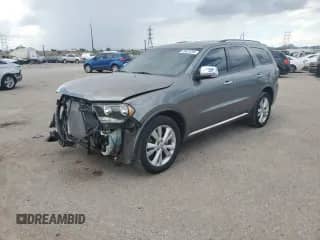 2011 Dodge Durango Crew with VIN 1D4RD4GG7BC598405, listed as a Copart auction lot 70431245 with 110,089 mi miles and Salvage title. Bid and sale history available at DreamBid. Image 1.