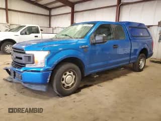 2020 Ford F-150 XL with VIN 1FTEX1CB1LKD79474, listed as a Copart auction lot 81369145 with 140,885 mi miles and Salvage title. Bid and sale history available at DreamBid. Image 1.
