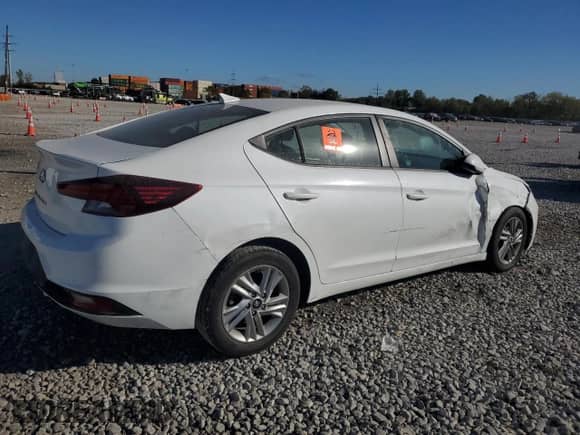 2020 Hyundai Elantra SEL with VIN 5NPD84LF0LH558035, listed as a Copart auction lot 86606125 with 69,006 mi miles and Salvage title. Bid and sale history available at DreamBid. Image 3.