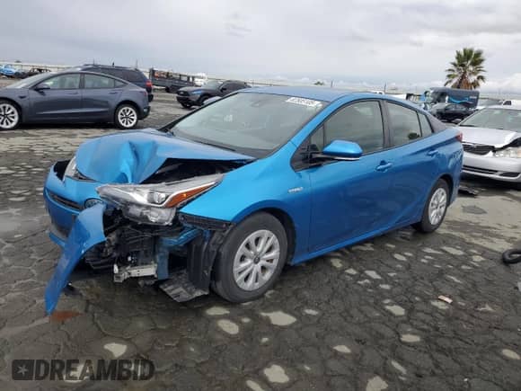 2019 Toyota Prius L Eco с VIN JTDKARFU3K3072767, выставлен на аукционе Copart как лот 82505105 с пробегом 45 311 миль миль и Списание • Salvage title. История ставок и продаж доступна на DreamBid. Изображение 1.