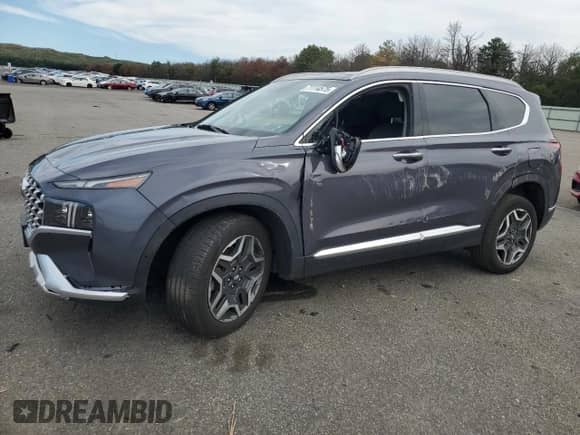 2022 Hyundai Santa Fe Limited with VIN KM8S5DA13NU054512, listed as a Copart auction lot 71114575 with 33,401 mi miles and Salvage title. Bid and sale history available at DreamBid. Image 1.