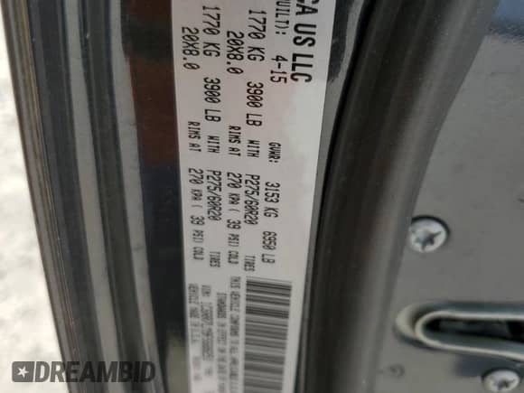 2015 Ram 1500 Lone Star с VIN 1C6RR7LM9FS688251, выставлен на аукционе Copart как лот 67586735 с пробегом 99 172 миль миль и Списание • Salvage title. История ставок и продаж доступна на DreamBid. Изображение 12.