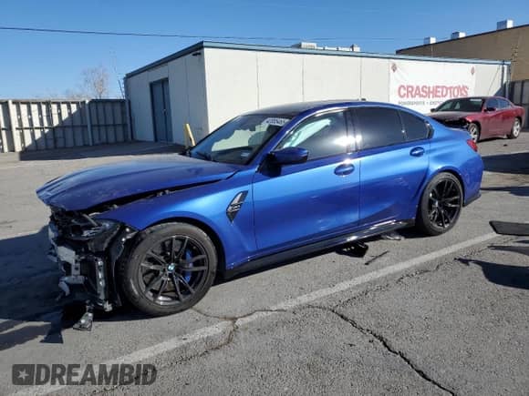 2021 BMW M3 с VIN WBS53AY07MFL43939, выставлен на аукционе Copart как лот 42085465 с пробегом 55 003 миль миль и Списание • Salvage title. История ставок и продаж доступна на DreamBid. Изображение 1.