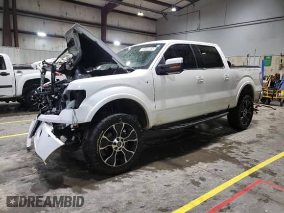 2012 Ford F-150 Lariat with VIN 1FTFW1E60CFA74791, listed as a Copart auction lot 59901265 with Not provided miles and Salvage title. Bid and sale history available at DreamBid. Image 1.
