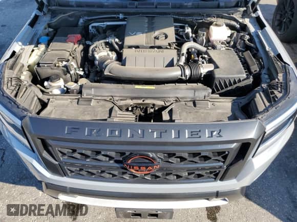 2023 Nissan Frontier Pro-4X z VIN 1N6ED1EK7PN652814, wystawiony jako Copart lot #81236135 z przebiegiem 20 014 mil mil oraz Szkoda całkowita • Salvage title. Historia ofert i sprzedaży dostępna na DreamBid. Obrazek 11.