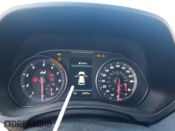 2022 Hyundai Veloster с VIN KMHT36AH1NU012620, выставлен на аукционе Copart как лот 65414835 с пробегом 28 878 миль миль и Списание • Salvage title. История ставок и продаж доступна на DreamBid. Изображение 9.