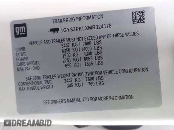 2021 Cadillac Escalade ESV с VIN 1GYS3PKLXMR324178, выставлен на аукционе IAAI как лот 42035022 с пробегом 35 448 миль миль и . История ставок и продаж доступна на DreamBid. Изображение 9.