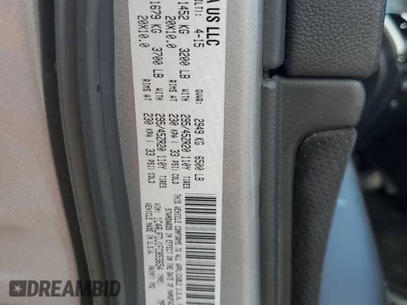 2015 Jeep Grand Cherokee SRT с VIN 1C4RJFDJ1FC853654, выставлен на аукционе Copart как лот 70269805 с пробегом 88 995 миль миль и Списание • Salvage title. История ставок и продаж доступна на DreamBid. Изображение 12.