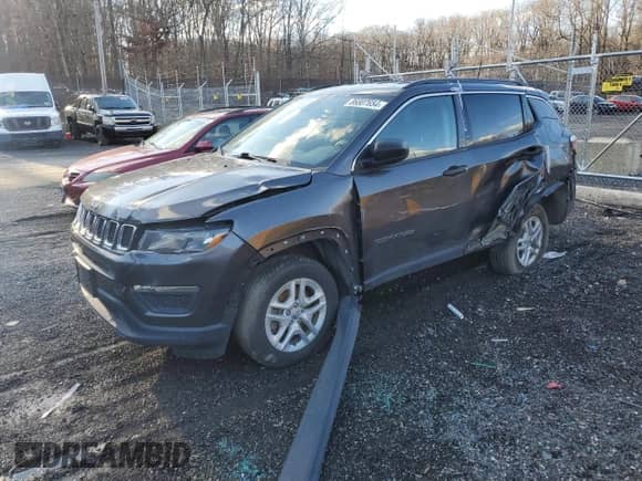 2021 Jeep Compass Upland с VIN 3C4NJDAB6MT566019, выставлен на аукционе Copart как лот 86807654 с пробегом 61 876 миль миль и Списание • Salvage title. История ставок и продаж доступна на DreamBid. Изображение 1.