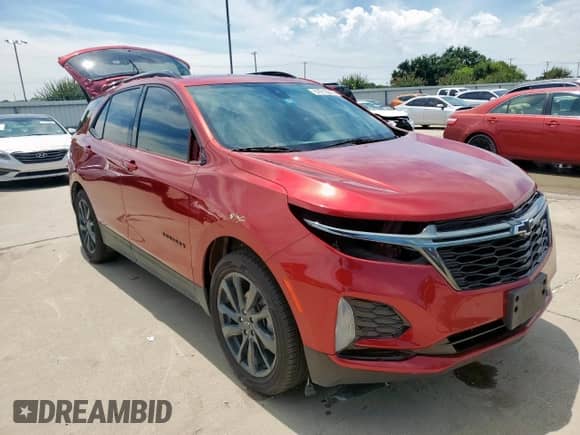 2022 Chevrolet Equinox RS с VIN 2GNAXMEV9N6141585, выставлен на аукционе Copart как лот 67215015 с пробегом 60 845 миль миль и Чистый • Clean title. История ставок и продаж доступна на DreamBid. Изображение 4.