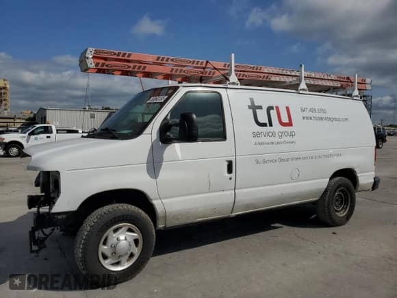 2014 Ford Econoline Cargo Commercial with VIN 1FTNE2EW8EDA11425, listed as a Copart auction lot 56963185 with Not provided miles and Clean title. Bid and sale history available at DreamBid. Image 1.
