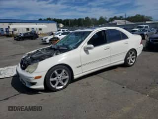 2007 Mercedes-Benz C 230 Sport with VIN WDBRF52H67F922767, listed as a Copart auction lot 80373445 with 116,920 mi miles and Salvage title. Bid and sale history available at DreamBid. Image 1.