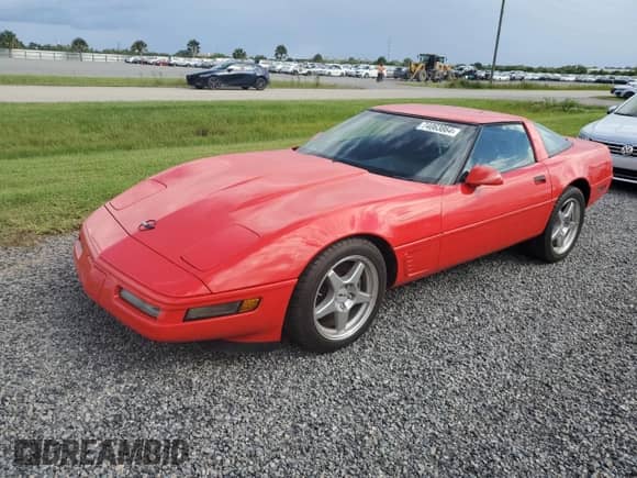 1996 Chevrolet Corvette with VIN 1G1YY2254T5119816, listed as a Copart auction lot 74063864 with 21,630 mi miles and Salvage title. Bid and sale history available at DreamBid. Image 1.