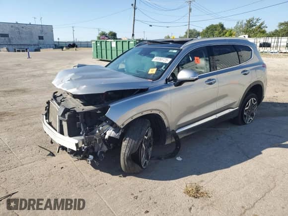 2023 Hyundai Santa Fe Limited с VIN 5NMS4DAL4PH532441, выставлен на аукционе Copart как лот 80068725 с пробегом 52 782 миль миль и На запчасти • Non repairable. История ставок и продаж доступна на DreamBid. Изображение 1.