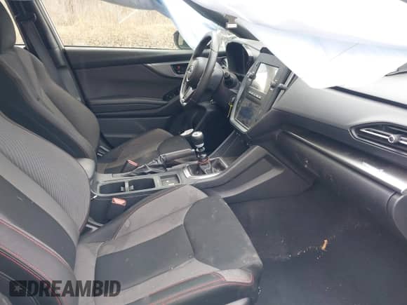 2022 Subaru WRX with VIN JF1VBAA65N9026482, listed as a IAAI auction lot 41962265 with 24,090 mi miles and . Bid and sale history available at DreamBid. Image 5.