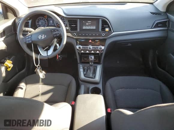 2020 Hyundai Elantra SE with VIN 5NPD74LFXLH603730, listed as a Copart auction lot 81372955 with 71,714 mi miles and Salvage title. Bid and sale history available at DreamBid. Image 8.