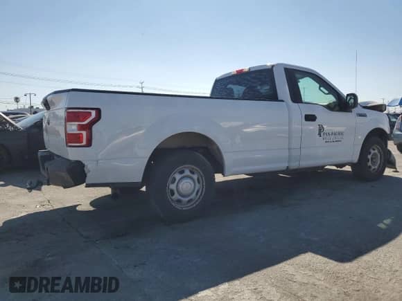 2018 Ford F-150 XL z VIN 1FTMF1CP2JKE67554, wystawiony jako Copart lot #64433385 z przebiegiem 244 102 mil mil oraz Szkoda całkowita • Salvage title. Historia ofert i sprzedaży dostępna na DreamBid. Obrazek 3.