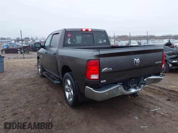 2018 Ram 1500 Big Horn with VIN 3C6RR7LG2JG235342, listed as a IAAI auction lot 41475568 with 103,804 mi miles and . Bid and sale history available at DreamBid. Image 3.