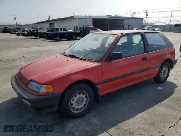 1990 Honda Civic with VIN 2HGED6341MH579823, listed as a Copart auction lot 69636154 with 155,840 mi miles and Clean title. Bid and sale history available at DreamBid. Image 1.