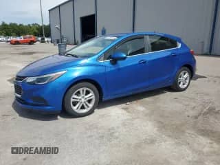 2017 Chevrolet Cruze LT с VIN 3G1BE6SM9HS563347, выставлен на аукционе Copart как лот 65730905 с пробегом 67 417 миль миль и Списание • Salvage title. История ставок и продаж доступна на DreamBid. Изображение 1.