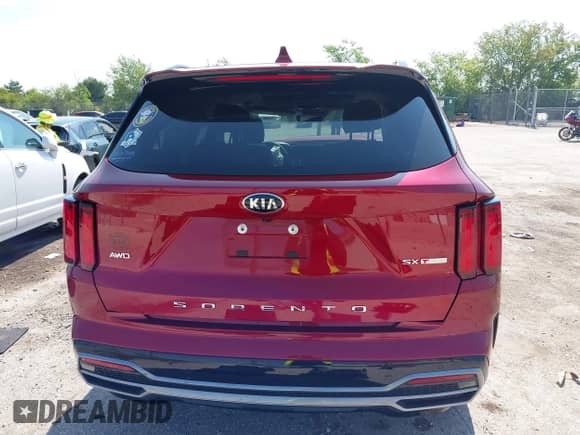 2021 Kia Sorento SX Prestige X-Line with VIN 5XYRKDLF6MG028152, listed as a IAAI auction lot 42736579 with 66,544 mi miles and . Bid and sale history available at DreamBid. Image 17.