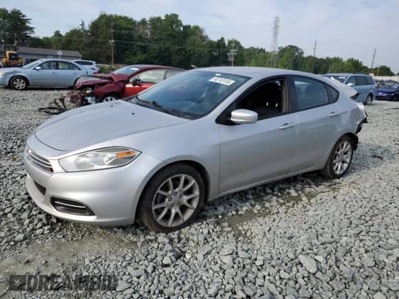2013 Dodge Dart SXT with VIN 1C3CDFBH3DD225233, listed as a Copart auction lot 60743155 with 111,027 mi miles and Salvage title. Bid and sale history available at DreamBid. Image 1.