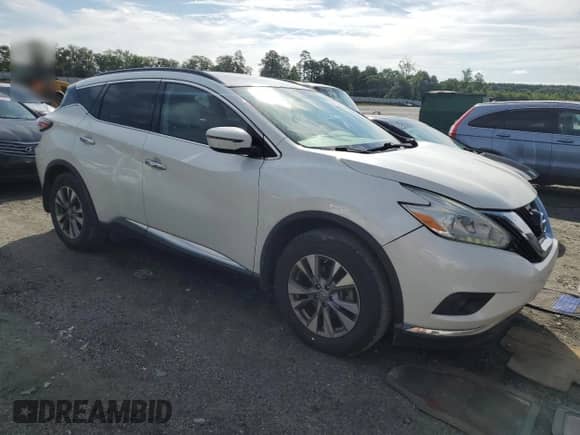 2017 Nissan Murano SV with VIN 5N1AZ2MG4HN189839, listed as a Copart auction lot 60026095 with 80,175 mi miles and Clean title. Bid and sale history available at DreamBid. Image 4.