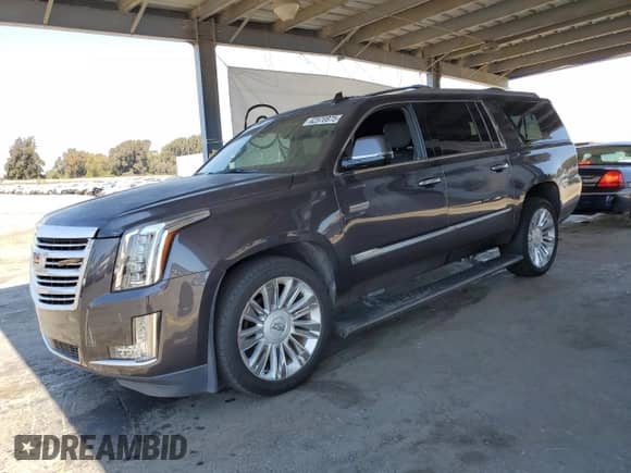 2016 Cadillac Escalade ESV Platinum z VIN 1GYS4KKJ9GR462460, wystawiony jako Copart lot #62570875 z przebiegiem 129 851 mil mil oraz Szkoda całkowita • Salvage title. Historia ofert i sprzedaży dostępna na DreamBid. Obrazek 1.