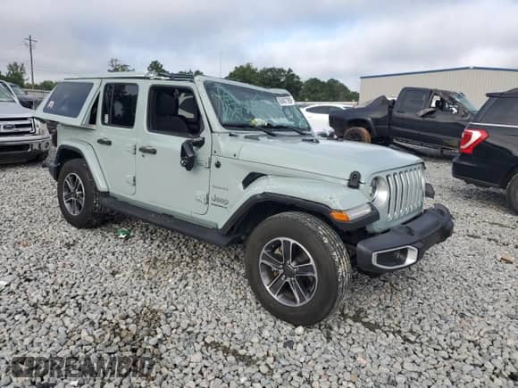 2023 Jeep Wrangler Sahara с VIN 1C4HJXEN0PW668479, выставлен на аукционе Copart как лот 68487785 с пробегом 26 144 миль миль и Списание • Salvage title. История ставок и продаж доступна на DreamBid. Изображение 4.