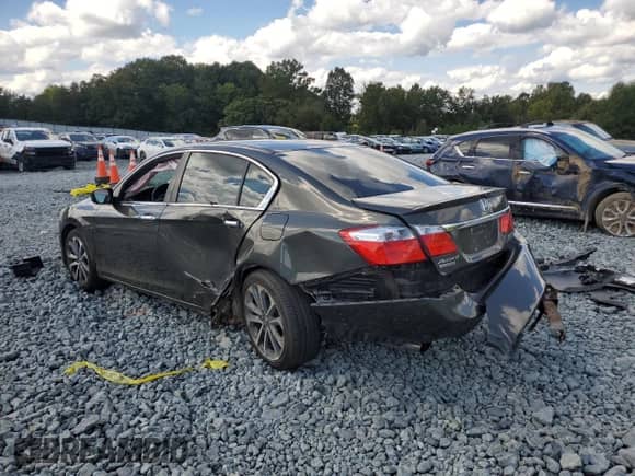 2014 Honda Accord Sport с VIN 1HGCR2F52EA199850, выставлен на аукционе Copart как лот 80522845 с пробегом 101 732 миль миль и Списание • Salvage title. История ставок и продаж доступна на DreamBid. Изображение 2.