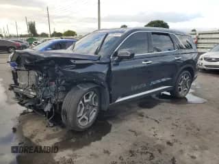 2024 Hyundai Palisade SEL с VIN KM8R44GE8RU773644, выставлен на аукционе Copart как лот 90564845 с пробегом 16 827 миль миль и На запчасти • Non repairable. История ставок и продаж доступна на DreamBid. Изображение 1.