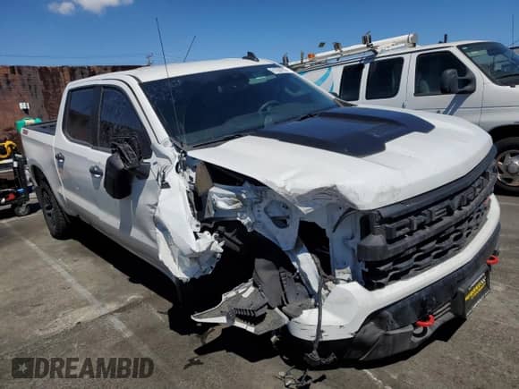 2024 Chevrolet Silverado 1500 Custom Trail Boss с VIN 3GCPDCEKXRG225338, выставлен на аукционе Copart как лот 81554755 с пробегом 30 213 миль миль и Списание • Salvage title. История ставок и продаж доступна на DreamBid. Изображение 4.