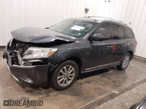 2013 Nissan Pathfinder SV с VIN 5N1AR2MM9DC608585, выставлен на аукционе IAAI как лот 42100615 с пробегом 155 025 миль миль и . История ставок и продаж доступна на DreamBid. Изображение 2.