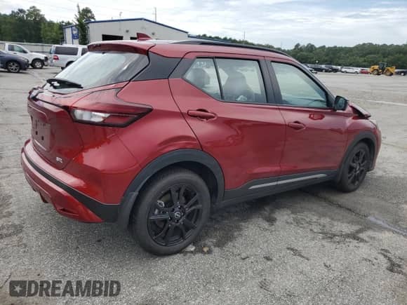 2023 Nissan Kicks SR with VIN 3N1CP5DV2PL531521, listed as a Copart auction lot 68107275 with 7,312 mi miles and Salvage title. Bid and sale history available at DreamBid. Image 3.