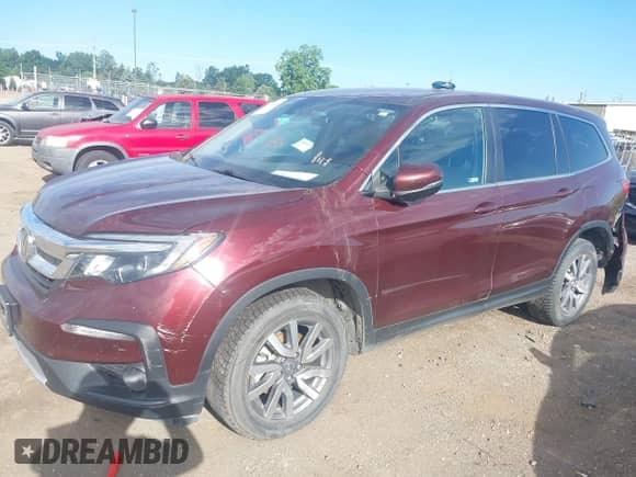 2020 Honda Pilot EX z VIN 5FNYF6H32LB038466, wystawiony jako IAAI lot #42614688 z przebiegiem 81 117 mil mil oraz . Historia ofert i sprzedaży dostępna na DreamBid. Obrazek 2.
