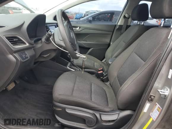 2022 Hyundai Accent SEL with VIN 3KPC24A60NE164297, listed as a Copart auction lot 80587735 with 41,771 mi miles and Salvage title. Bid and sale history available at DreamBid. Image 7.