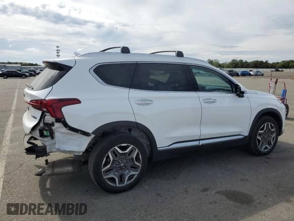 2022 Hyundai Santa Fe Limited with VIN KM8S5DA12NU018620, listed as a Copart auction lot 80389225 with 28,867 mi miles and Salvage title. Bid and sale history available at DreamBid. Image 3.