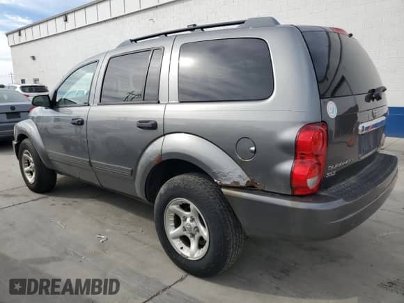 2005 Dodge Durango SLT with VIN 1D4HB48N95F567190, listed as a Copart auction lot 71700184 with 206,131 mi miles and Salvage title. Bid and sale history available at DreamBid. Image 2.