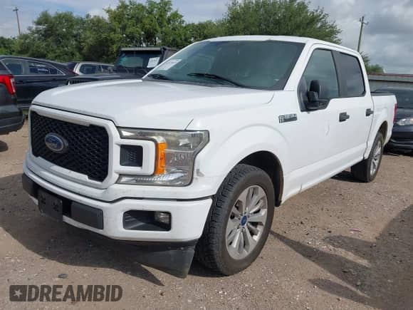 2018 Ford F-150 XL with VIN 1FTEW1CP8JKD66135, listed as a IAAI auction lot 42573829 with 223,821 mi miles and . Bid and sale history available at DreamBid. Image 2.