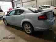 2013 Dodge Avenger SXT with VIN 1C3CDZCG1DN742743, listed as a Copart auction lot 87382345 with 85,315 mi miles and Salvage title. Bid and sale history available at DreamBid. Image 2.