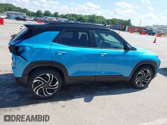 2025 Chevrolet TrailBlazer RS with VIN KL79MTSL4SB013343, listed as a IAAI auction lot 42546286 with 6,438 mi miles and . Bid and sale history available at DreamBid. Image 14.