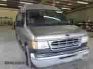 2002 Ford Econoline Cargo Recreational with VIN 1FDRE14L42HB76262, listed as a Copart auction lot 66448265 with 99,825 mi miles and Salvage title. Bid and sale history available at DreamBid. Image 14.