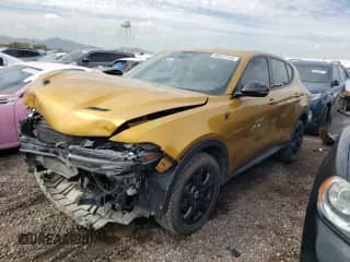2024 Dodge Hornet GT with VIN ZACNDFAN2R3A09286, listed as a Copart auction lot 80522145 with 42,754 mi miles and Salvage title. Bid and sale history available at DreamBid. Image 1.