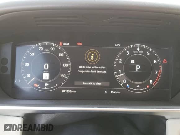 2019 Land Rover Range Rover Sport HSE with VIN SALWR2RU1KA874283, listed as a Copart auction lot 75364424 with 71,130 mi miles and Salvage title. Bid and sale history available at DreamBid. Image 9.