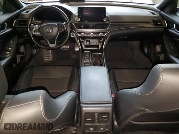 2022 Honda Accord Sport z VIN 1HGCV2F38NA020978, wystawiony jako Copart lot #83870045 z przebiegiem Nie podano mil oraz Szkoda całkowita • Salvage title. Historia ofert i sprzedaży dostępna na DreamBid. Obrazek 8.