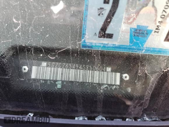 2004 Saturn VUE V6 with VIN 5GZCZ63494S830604, listed as a Copart auction lot 74860674 with 182,408 mi miles and Salvage title. Bid and sale history available at DreamBid. Image 14.