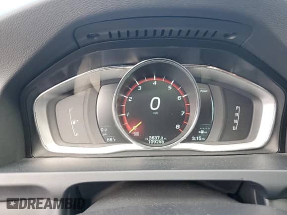 2015 Volvo S60 T6 Drive-E with VIN YV149MFK8F1345555, listed as a Copart auction lot 44394993 with 109,255 mi miles and . Bid and sale history available at DreamBid. Image 9.